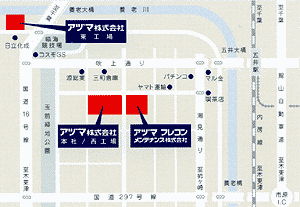 アヅマ株式会社　地図