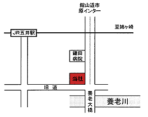 五井自動車工業(株)　地図