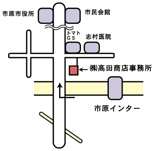 株式会社　高田商店　地図